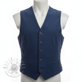 Sztruks 6W WASHED STRETCH marine