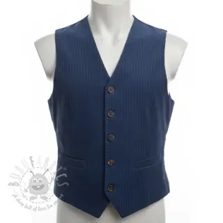 Sztruks 6W WASHED STRETCH marine