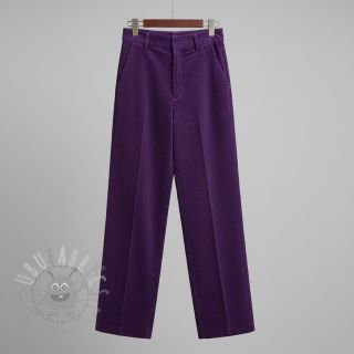 Sztruks 6W WASHED STRETCH purple