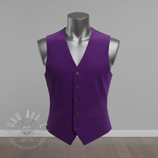 Sztruks 6W WASHED STRETCH purple