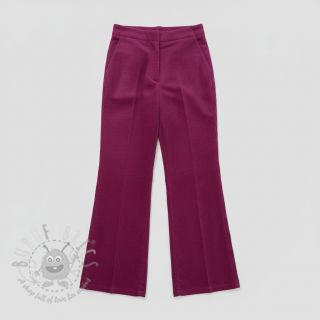 Sztruks 6W WASHED STRETCH fuchsia