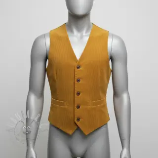Sztruks 6W WASHED STRETCH ochre