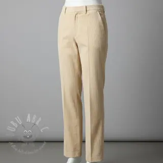 Sztruks 6W WASHED STRETCH light yellow