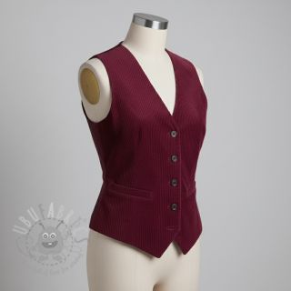 Sztruks 6W WASHED STRETCH berry