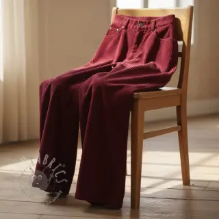 Sztruks 6W WASHED STRETCH berry