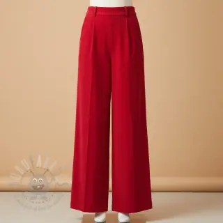Sztruks 6W WASHED STRETCH red