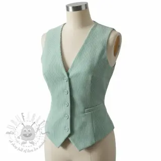 Sztruks 6W WASHED STRETCH mint