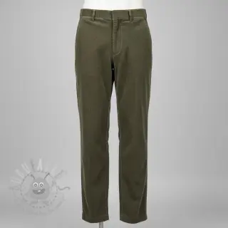 Sztruks 6W WASHED STRETCH camo green