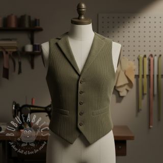 Sztruks 6W WASHED STRETCH camo green