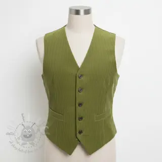 Sztruks 6W WASHED STRETCH green