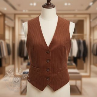 Sztruks 6W WASHED STRETCH nutbrown