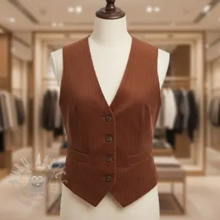 Sztruks 6W WASHED STRETCH nutbrown