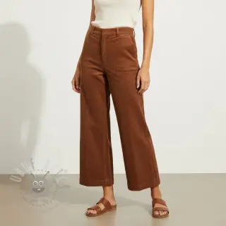 Sztruks 6W WASHED STRETCH nutbrown