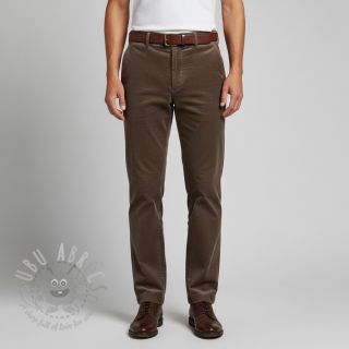 Sztruks 6W WASHED STRETCH dark brown