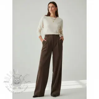 Sztruks 6W WASHED STRETCH dark brown