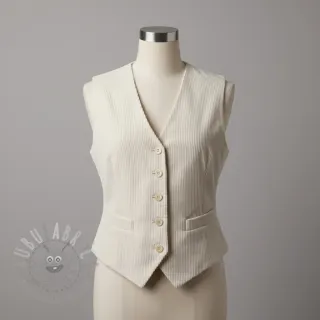 Sztruks 6W WASHED STRETCH off white