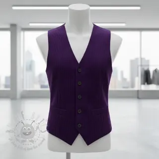 Sztruks  6W COTTON TOUCH purple