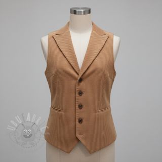 Sztruks 6W COTTON TOUCH light brown