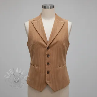 Sztruks 6W COTTON TOUCH light brown