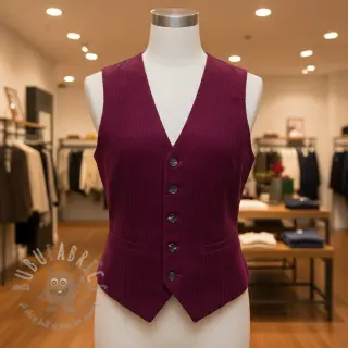 Sztruks 6W COTTON TOUCH bordeaux