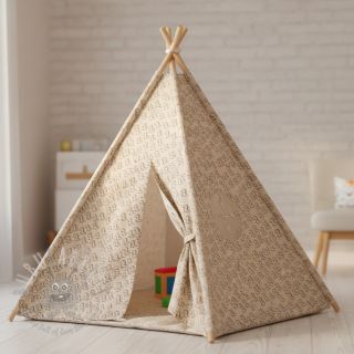 Sztruks STRETCH Little dino light sand