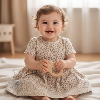 Sztruks STRETCH Little sheep light sand