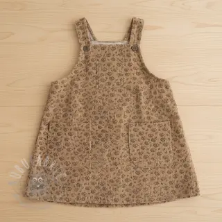 Sztruks STRETCH Little hedgehog sand