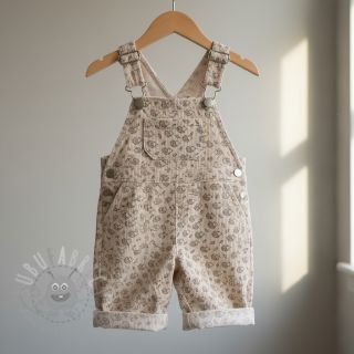 Sztruks STRETCH Little hedgehog light sand