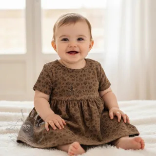 Sztruks STRETCH Little hedgehog taupe