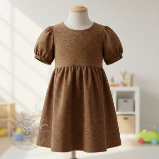 Sztruks STRETCH Little clouds taupe