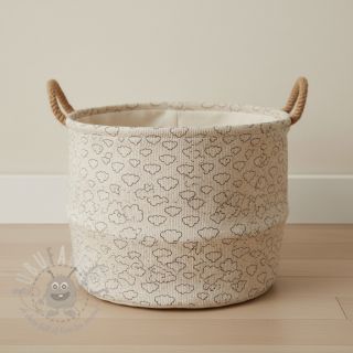 Sztruks STRETCH Little clouds light sand