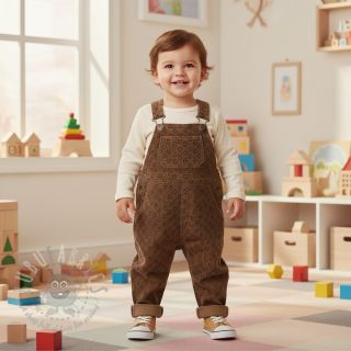 Sztruks STRETCH Little love taupe