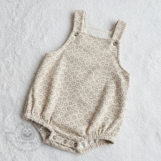 Sztruks STRETCH Little love light sand