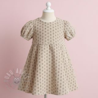 Sztruks STRETCH Little bunny light sand