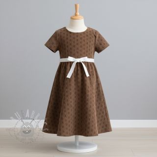 Sztruks STRETCH Little bunny taupe