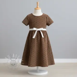 Sztruks STRETCH Little bunny taupe