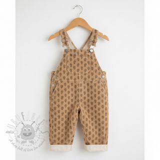 Sztruks STRETCH Little flower sand