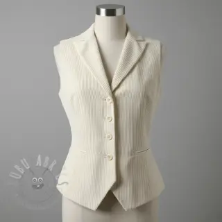 Sztruks STRIPE ecru