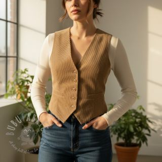 Sztruks STRIPE beige