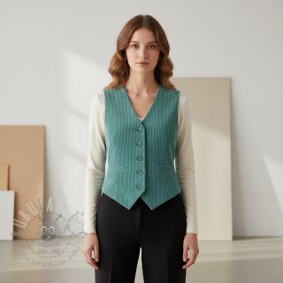 Sztruks light petrol