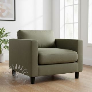 Tkanina płótno CANVAS STONEWASHED army green