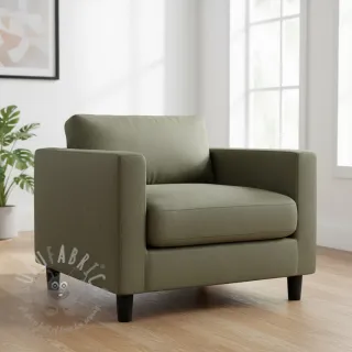 Tkanina płótno CANVAS STONEWASHED army green