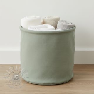 Tkanina płótno CANVAS STONEWASHED sage