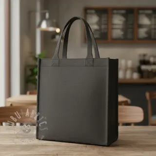 Tkanina płótno CANVAS STONEWASHED dark grey