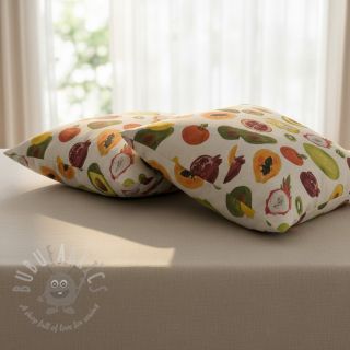 Tkanina dekoracyjna Linenlook Fruit digital print