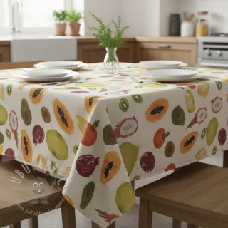 Tkanina dekoracyjna Linenlook Fruit digital print