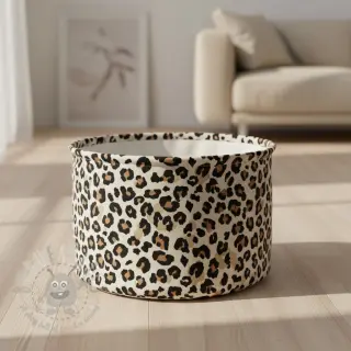 Tkanina dekoracyjna Linenlook Animal skin natural