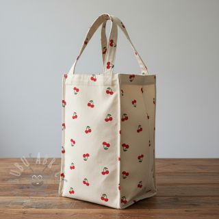 Tkanina dekoracyjna Linenlook Cherries natural