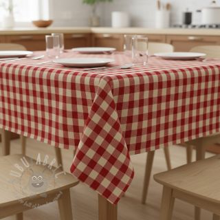 Tkanina dekoracyjna Celestin LUREX rouge