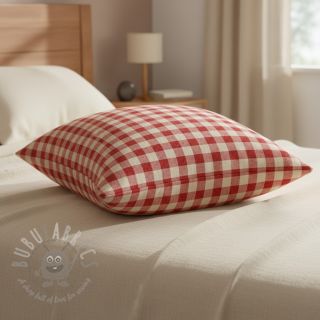 Tkanina dekoracyjna Celestin LUREX rouge